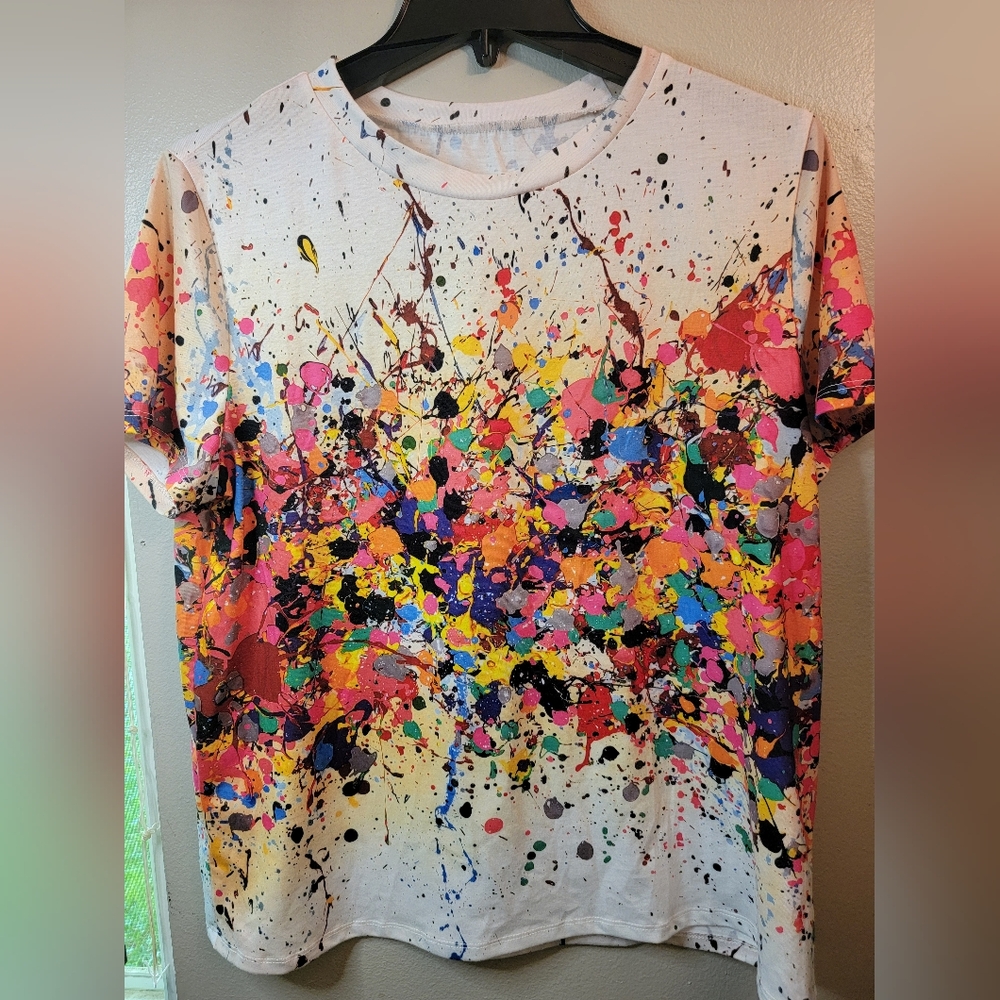 Paint splatter Tee